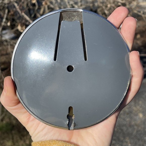 4 1/2" Chrome Plated CLOCK PARTS Pendulum Bob 20th C. VINTAGE - Picture 12 of 14